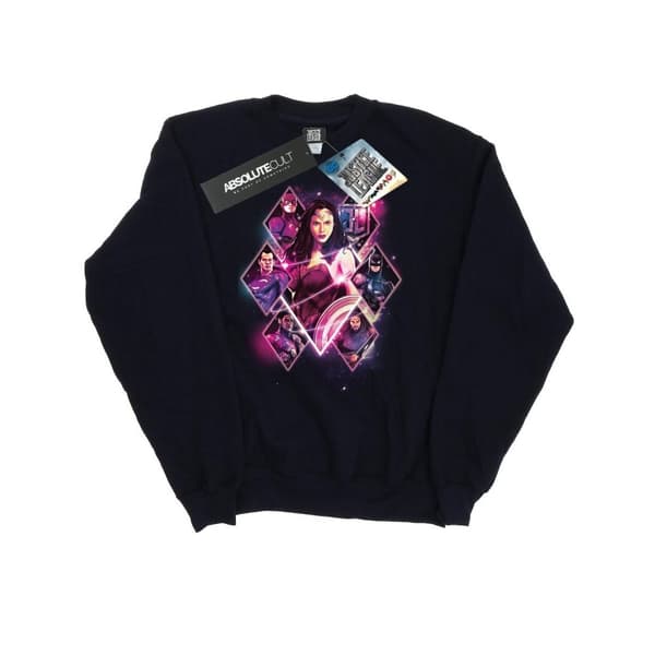 DC Comics Dam/Tjej Justice League Movie Team Diamonds Sweatshirt