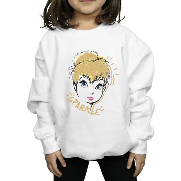 Disney Girls Tinkerbell Sparkle Sweatshirt