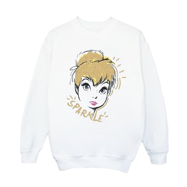 Disney Girls Tinkerbell Sparkle Sweatshirt