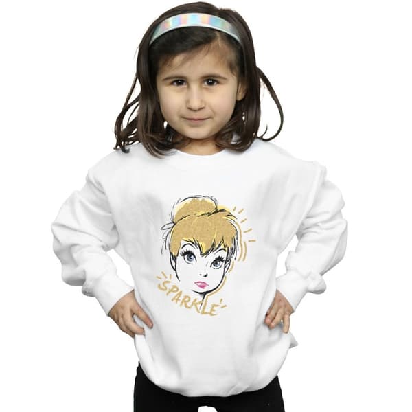 Disney Girls Tinkerbell Sparkle Sweatshirt