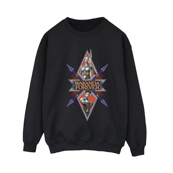 Marvel Wakanda Forever Tribal Spear Chest - Sweatshirt för kvinnor/damer