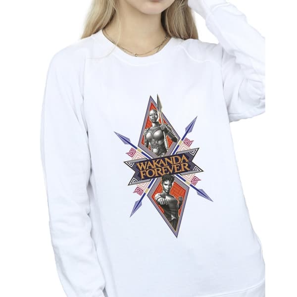 Marvel Wakanda Forever Tribal Spear Chest - Sweatshirt för kvinnor/damer