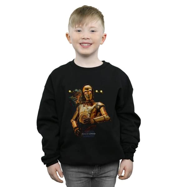 Star Wars Boys The Rise Of Skywalker C-3PO And Babu Frik Sweatshirt
