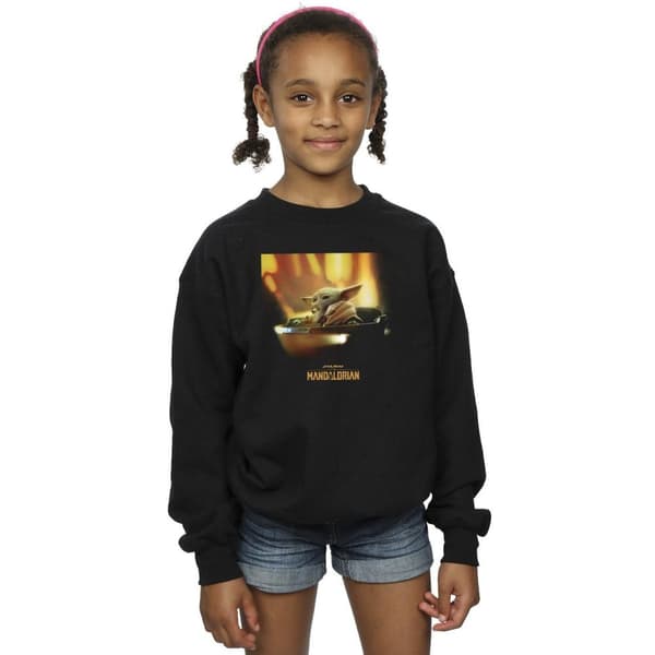 Star Wars Girls The Mandalorian Grogu Painted Sweatshirt