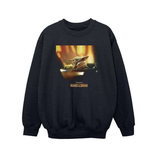 Star Wars Girls The Mandalorian Grogu Painted Sweatshirt