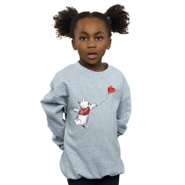 Disney Girls Winnie The Pooh Balloon Sweatshirt
