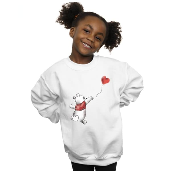 Disney Girls Winnie The Pooh Balloon Sweatshirt