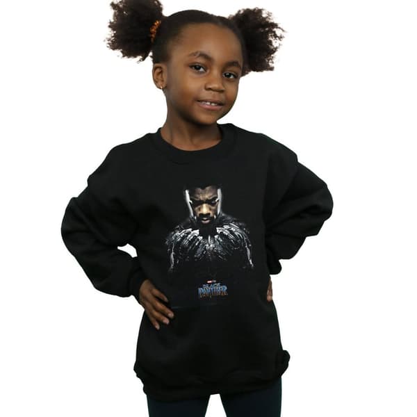 Marvel Black Panther T´Challa Poster Sweatshirt för flickor