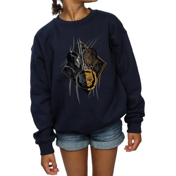 Marvel Black Panther Vs Killmonger Sweatshirt för flickor