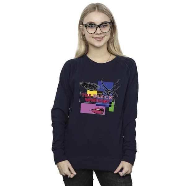 Marvel Womens/Ladies Black Widow Pop Art Sweatshirt