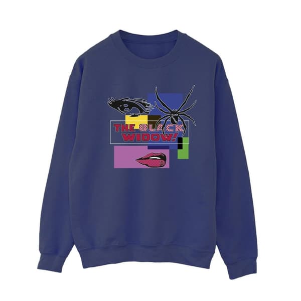 Marvel Womens/Ladies Black Widow Pop Art Sweatshirt