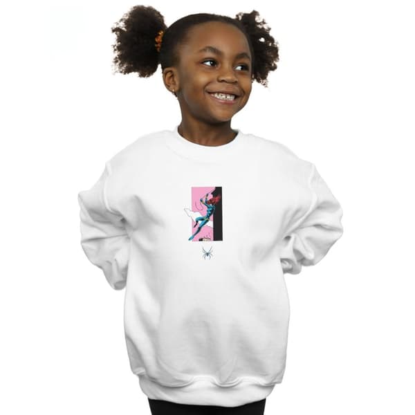 Marvel Comics Girls Black Widow Roof Jump Sweatshirt