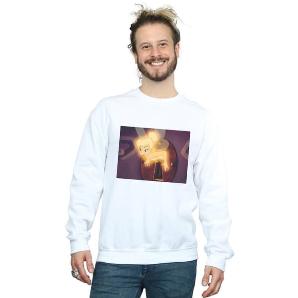 Disney Mens Tinker Bell Lock Squeeze Sweatshirt