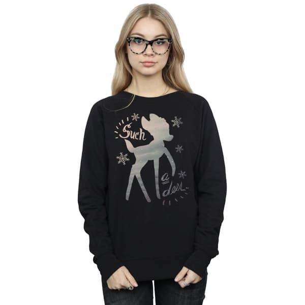 Disney Dam/Tjej Bambi Vinter Hjort Sweatshirt