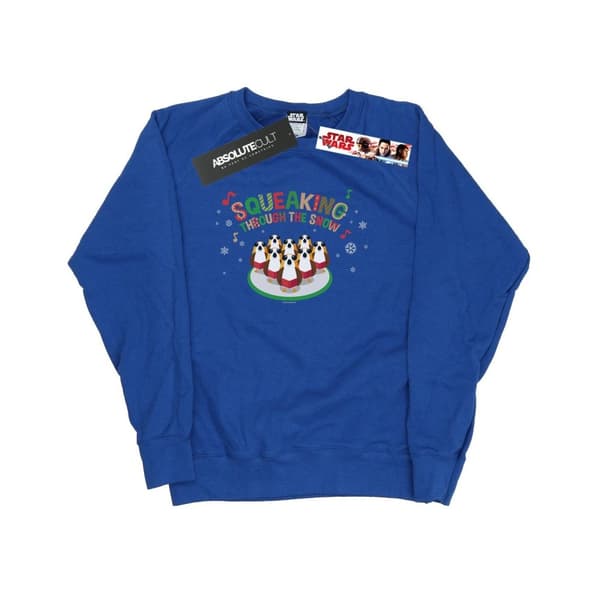 Star Wars Womens/Ladies The Last Jedi Porgs Squeaking Through The Snow Sweatshirt