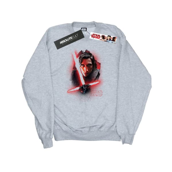 Star Wars Dam/Tjej - De sista jedi - Kylo Ren - Sweatshirt med borstad yta