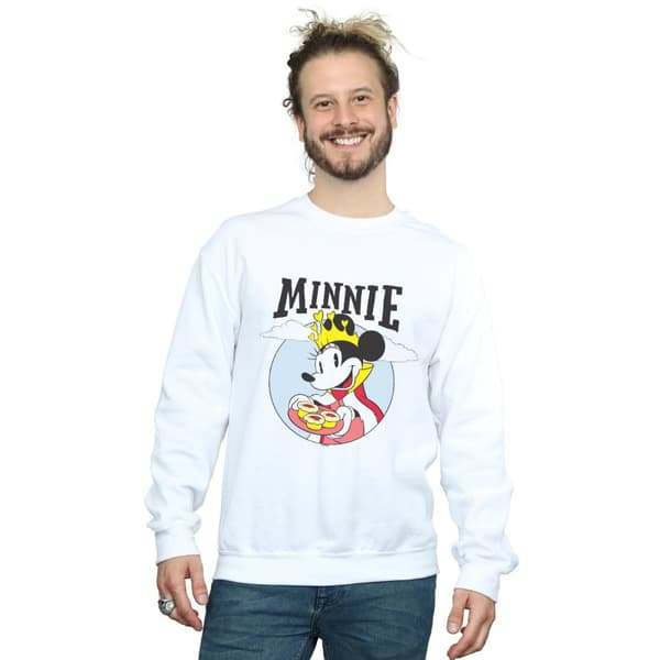 Disney Mens Minnie Mouse Queen Sweatshirt