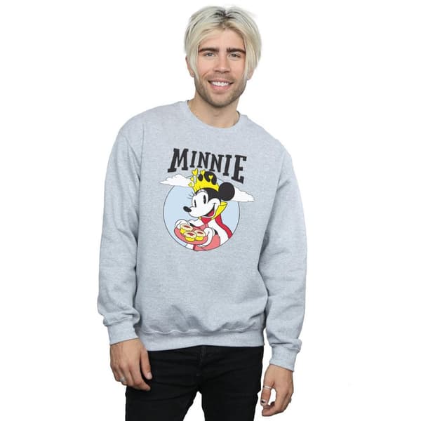 Disney Mens Minnie Mouse Queen Sweatshirt