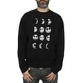 Miniatyrbilde 3 av 5: Disney Mens Nightmare Before Christmas Jack Moon Sweatshirt