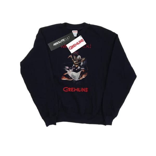 Gremlins Kvinnor/Damer Spike Distressed Poster Sweatshirt