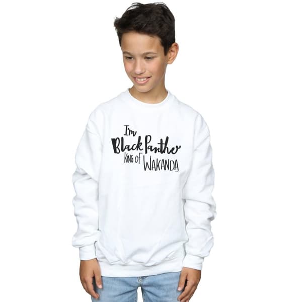 Marvel Boys I Am Black Panther Sweatshirt