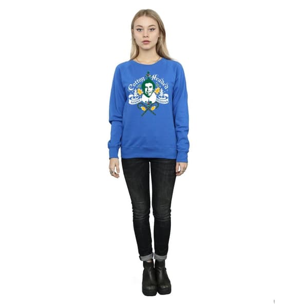 Elf Dam/Tjej Headed Ninny Muggins Sweatshirt