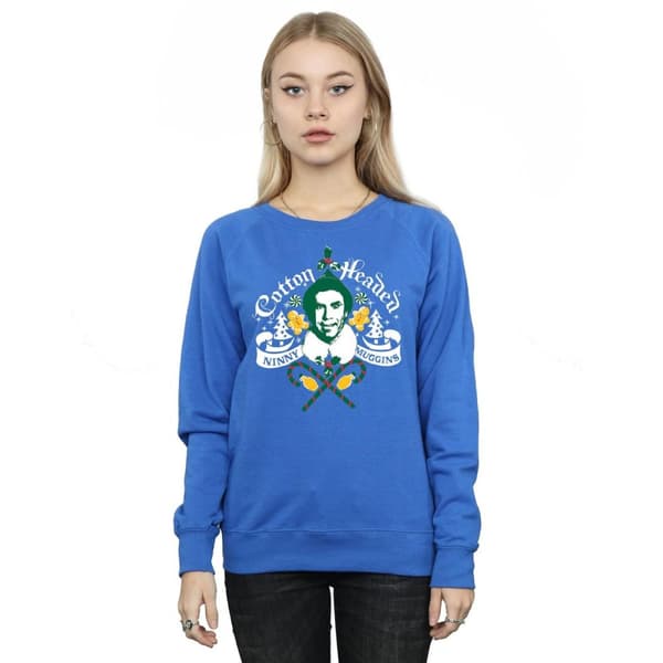 Elf Dam/Tjej Headed Ninny Muggins Sweatshirt