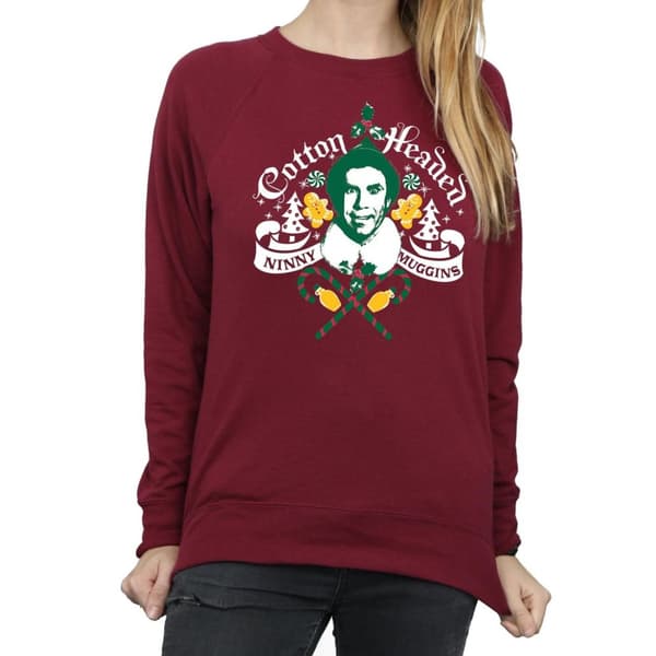 Elf Dam/Tjej Headed Ninny Muggins Sweatshirt