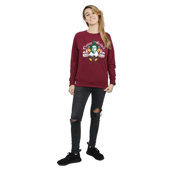Elf Dam/Tjej Headed Ninny Muggins Sweatshirt