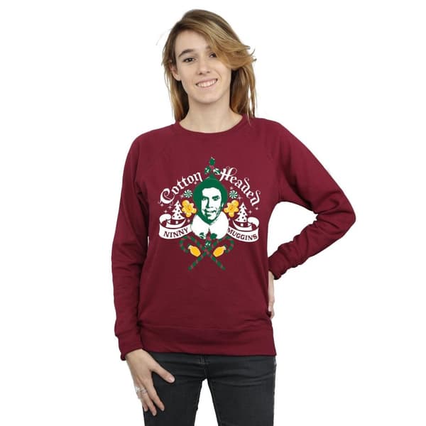 Elf Dam/Tjej Headed Ninny Muggins Sweatshirt