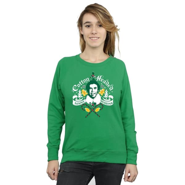 Elf Dam/Tjej Headed Ninny Muggins Sweatshirt