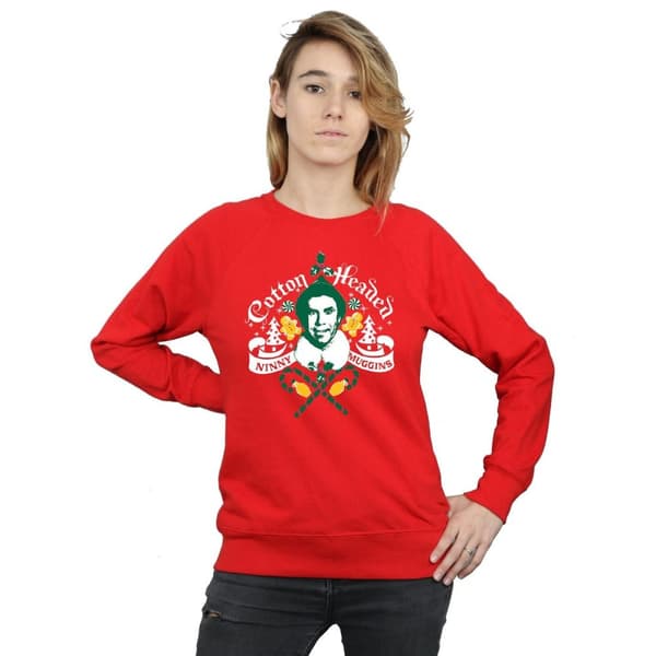 Elf Dam/Tjej Headed Ninny Muggins Sweatshirt