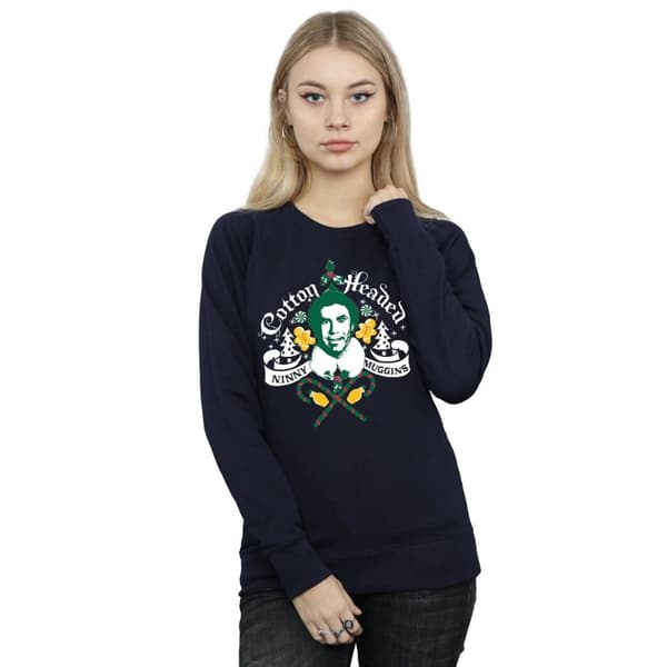 Elf Dam/Tjej Headed Ninny Muggins Sweatshirt