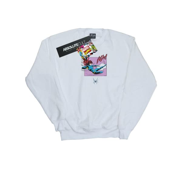 Marvel Comics Girls Black Widow Kick Frame Sweatshirt
