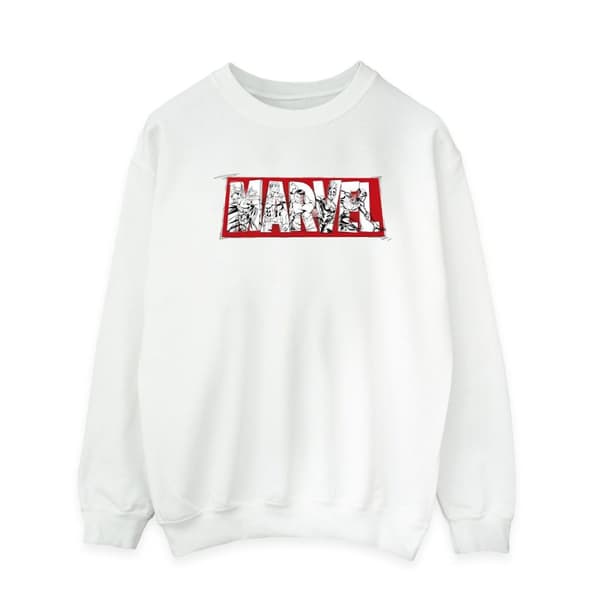 Marvel Mens Avengers Infill Sweatshirt