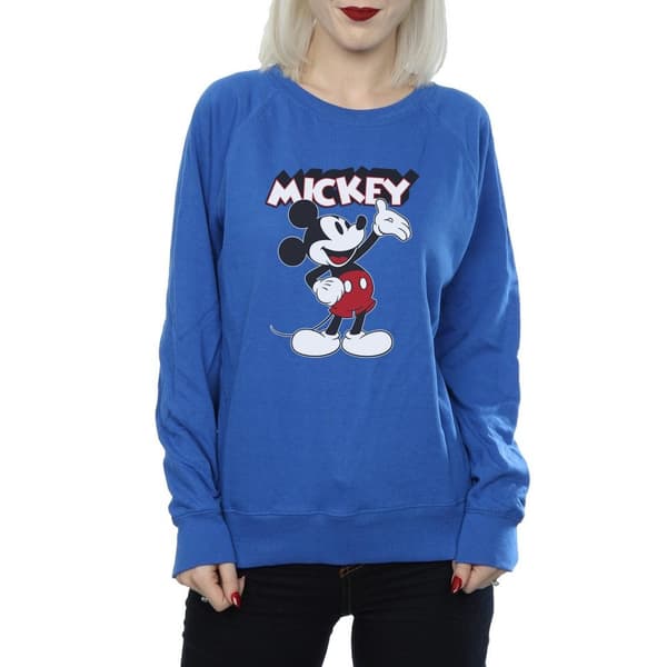 Disney Womens/Ladies Mickey Mouse Presents Sweatshirt