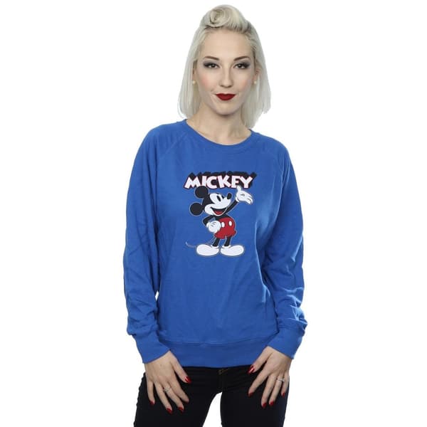 Disney Womens/Ladies Mickey Mouse Presents Sweatshirt