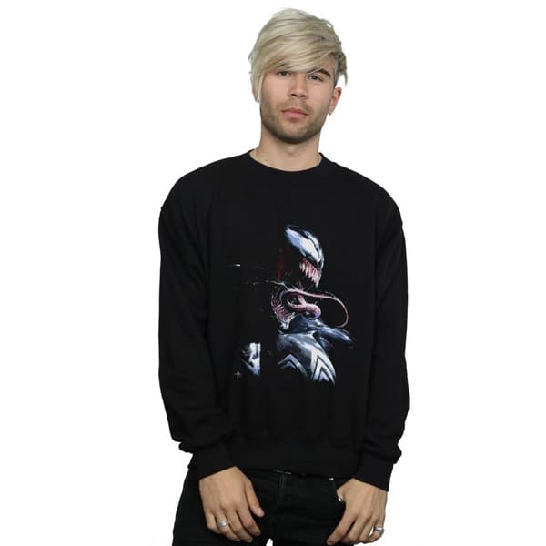 Marvel Sweatshirt med Venom-målning för herrar
