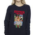 Miniatyrbild 3 av 4: Netflix Sweatshirt med julmotiv från Stranger Things - dam/dam