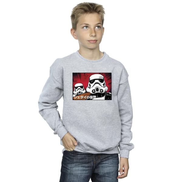 Star Wars Japansk sweatshirt med stormtrooper för pojkar