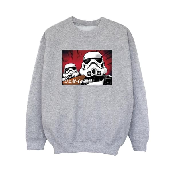 Star Wars Japansk sweatshirt med stormtrooper för pojkar