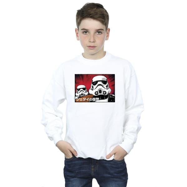 Star Wars Boys Stormtrooper Japanese Sweatshirt