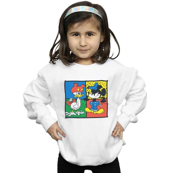 Disney Musse Pigg Donald Clothes Swap Sweatshirt för flickor