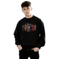 Miniatyrbilde 2 av 5: DC Comics Mens Justice League Movie Team Hexagons Sweatshirt