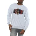 Miniatyrbilde 4 av 5: DC Comics Mens Justice League Movie Team Hexagons Sweatshirt