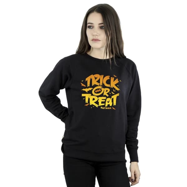 DC Comics Womens/Ladies Batman Trick Or Treat Sweatshirt