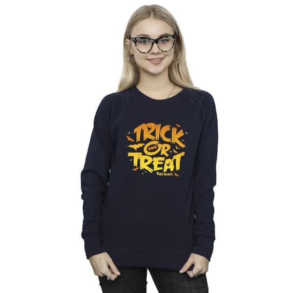 DC Comics Womens/Ladies Batman Trick Or Treat Sweatshirt