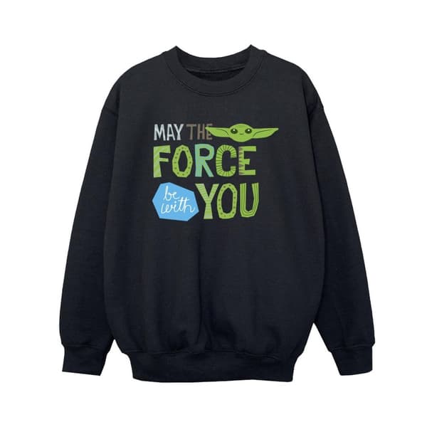 Star Wars Pojkar Mandalorian May The Force Be With You Sweatshirt