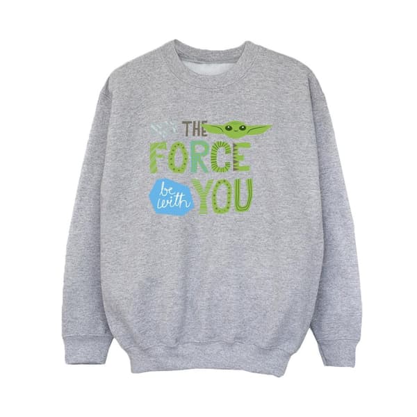 Star Wars Pojkar Mandalorian May The Force Be With You Sweatshirt