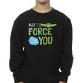 Miniatyrbild 3 av 4: Star Wars Pojkar Mandalorian May The Force Be With You Sweatshirt